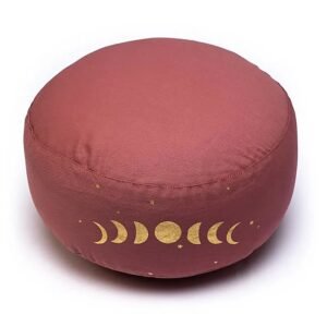 Coussin de méditation Phases de Lune coton Bio