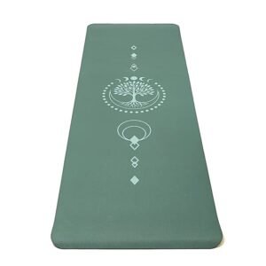 Tapis de yoga Vert TPE –Arbre de vie
