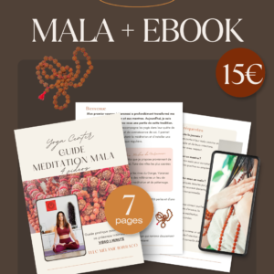 Mala 108 graines rudraksha+EBOOK