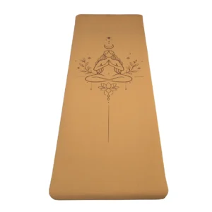 Tapis de yoga en liège & TPE – Féminin Divin